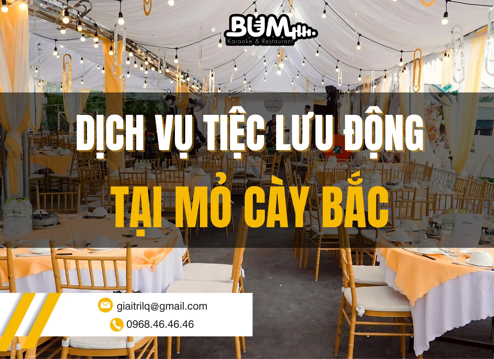 Dịch vụ tiệc lưu động tại Mỏ Cày Bắc